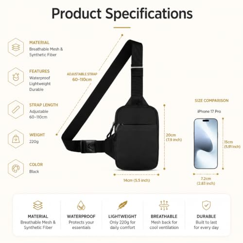 Simptech Mini Crossbody Sling Bag