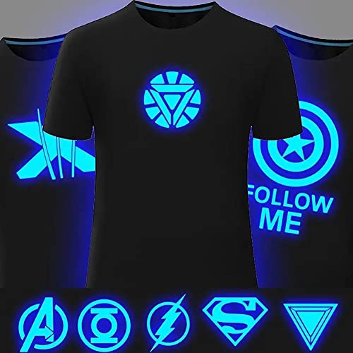 Image of Htv Vinyl Glow in Dark Heat Transfer Vinyl Roll Reflection HTV Vinyl Rolls 12 inch x5' Heat Vinyl Design for t Shirt, Iron-on Vinyl for Heat Press, Machine Silhouette Cameo(Glow Blue)