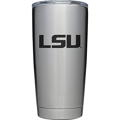 YETI Officially Licensed Collegiate Series Rambler, 20oz Tumbler with MagSlider Lid, LSU