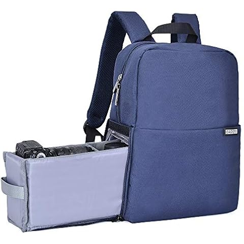 CADeN Mochila Cámara Réflex con Estuche y Compartimento para Portátil Cover
