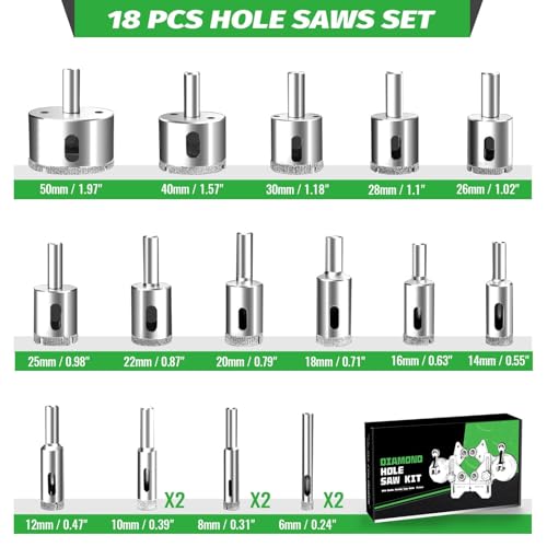 Set de brocas para taladro con 15 sierras de doble succión miniatura 4