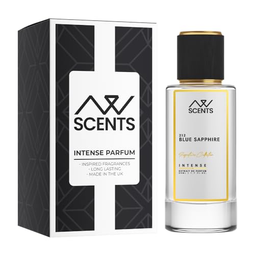 AW SCENTS Gypsy Water- Inspired Perfume - 50ml Intense Spray (Extrait De Parfum) - Luxury Fragrance - Highly Concentrated Long Lasting Quality Women Men - 212 Blue Saphire (50 ML)