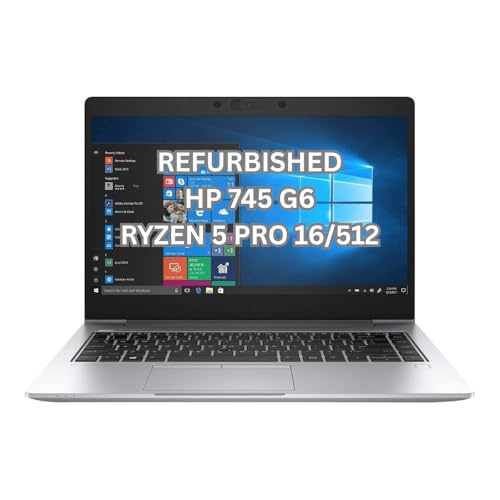 H.P 745 G6 14-inch Notebook (Ryzen 5 3500U/ 16 GB RAM/ 512 GB SSD/Win 10 Pro 64-bit- 1920 x 1080 Screen-Silver (Refab) Laptop