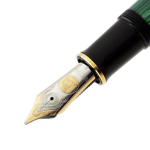 Amazon | Pelikan ペリカン 万年筆 スーベレーン M1000 グリーン縞