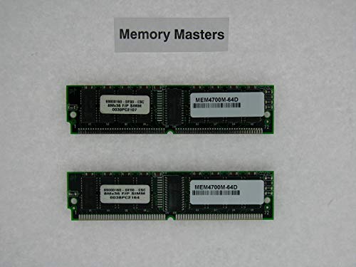 mem4700 m-64d 64 MB���F��( 2 x 32 ) Dram�A�b�v�O���[�hfor Cisco 4700 M�V���[�Y���[�^( MemoryMasters )