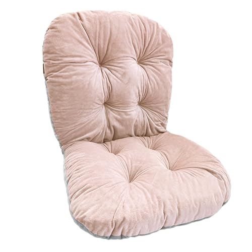 CAIEJSAEN Gartenstuhl Hochlehner Auflagen 42x85 cm, Dicke Sitzkissen, Stuhlkissen für Gartenstühle und Klappstühl, Gartenstuhlauflagen Niedriglehner, Rosa