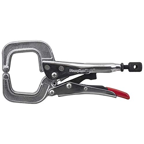 Strong Hand Tools, Locking C-Clamps with Round Tip, 6.5-Inch, PR6