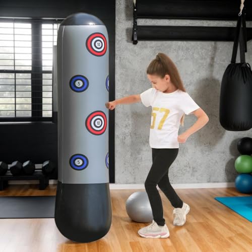 Sac de boxe pour enfant de 63 pouces idéal pour s'amuser à la maison