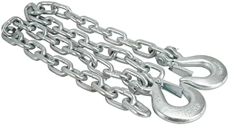 JOYOKYOPK 3/8" x 35" Safety Chain for Towing with Slip Hook 17,000 LB Trailer Tow Pair