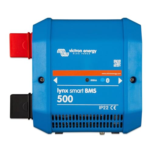 Image of Victron Energy Lynx Smart BMS 500 M8 - Battery Management System | For Smart Lithium Batteries, Bluetooth Monitoring, 500A Shunt, Pre-Charge, Contactor, Blue