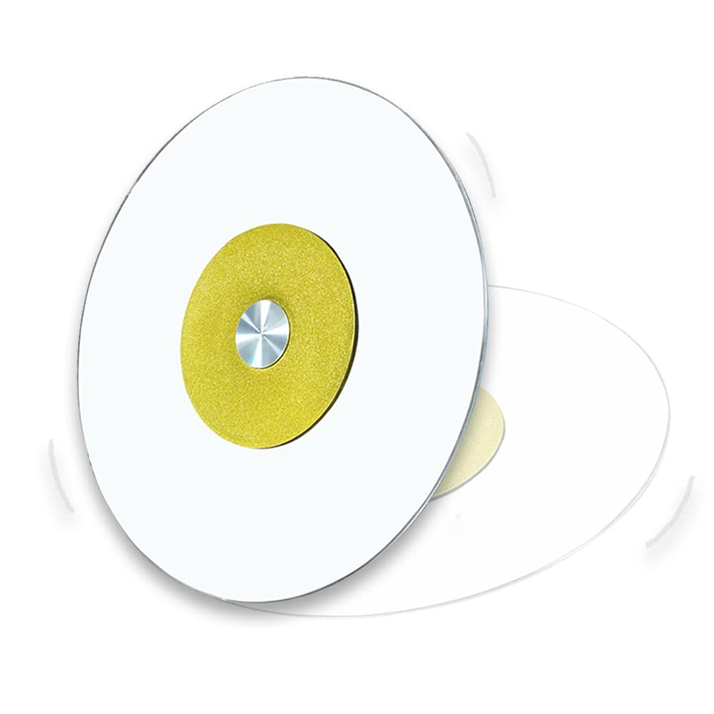 Plateau tournant en verre haut de gamme Lazy Susan pour table à manger