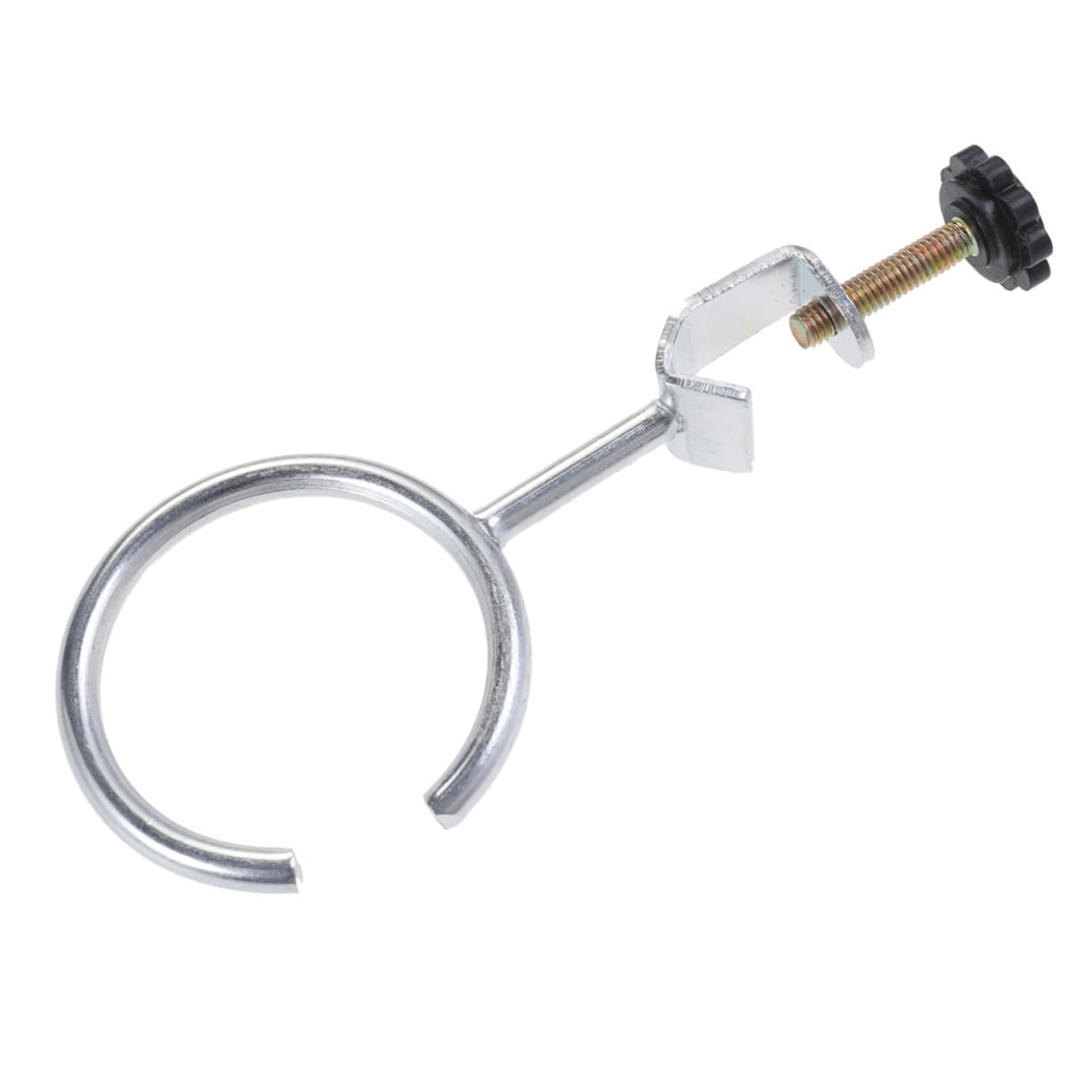 KICHOUSE Experiment Equipment Stand Retort Ring Clamp and Stand Lab Stand Clamp Support Ring Silver