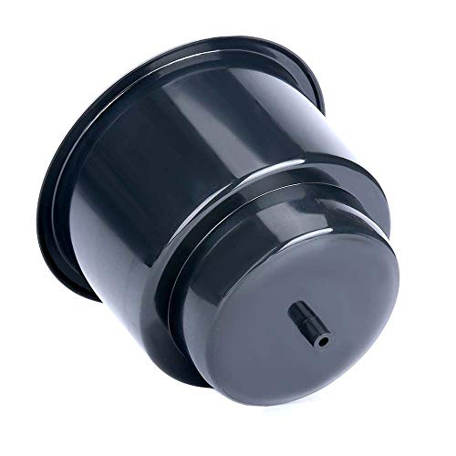 Portavasos de plástico negro de 2 niveles para auto miniatura 2