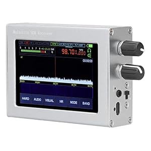 Radio-ontvanger, DSP-ontvangers 3,5 inch IPS-aanraakscherm 50 kHz‑200MHz 400MHz‑2GHz 85dB Dynamische weerstand TYPE-C Opladen voor opnamestudio voor thuisbioscoop