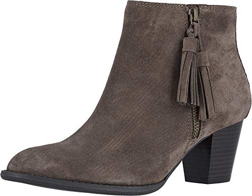 Vionic Women's Upright Madeline Ankle Boot - Ladies Booties With Concealed Orthotic Arch Support Greige Suede 6 M Us #TOP6
