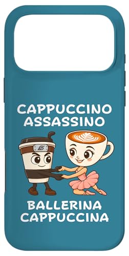 カプチーノ アサシーノ バレリーナ イタリアン ブレイン ミーム キッズ スマホケース iPhone 17 Pro Max 用