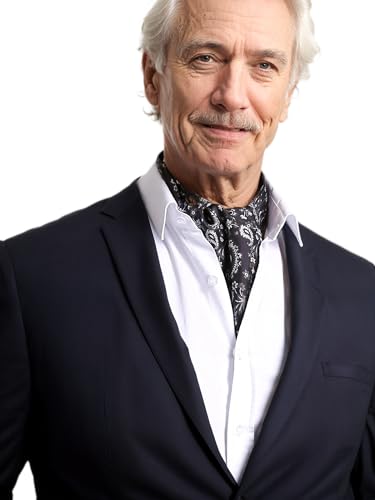 Prettystern Herren Krawattenschal aus 100% Seide Business Halstuch Schalkrawatte 2-lagig plastron scarf ascot Lavallière-Schal Paisley 10. schwarz Paisley