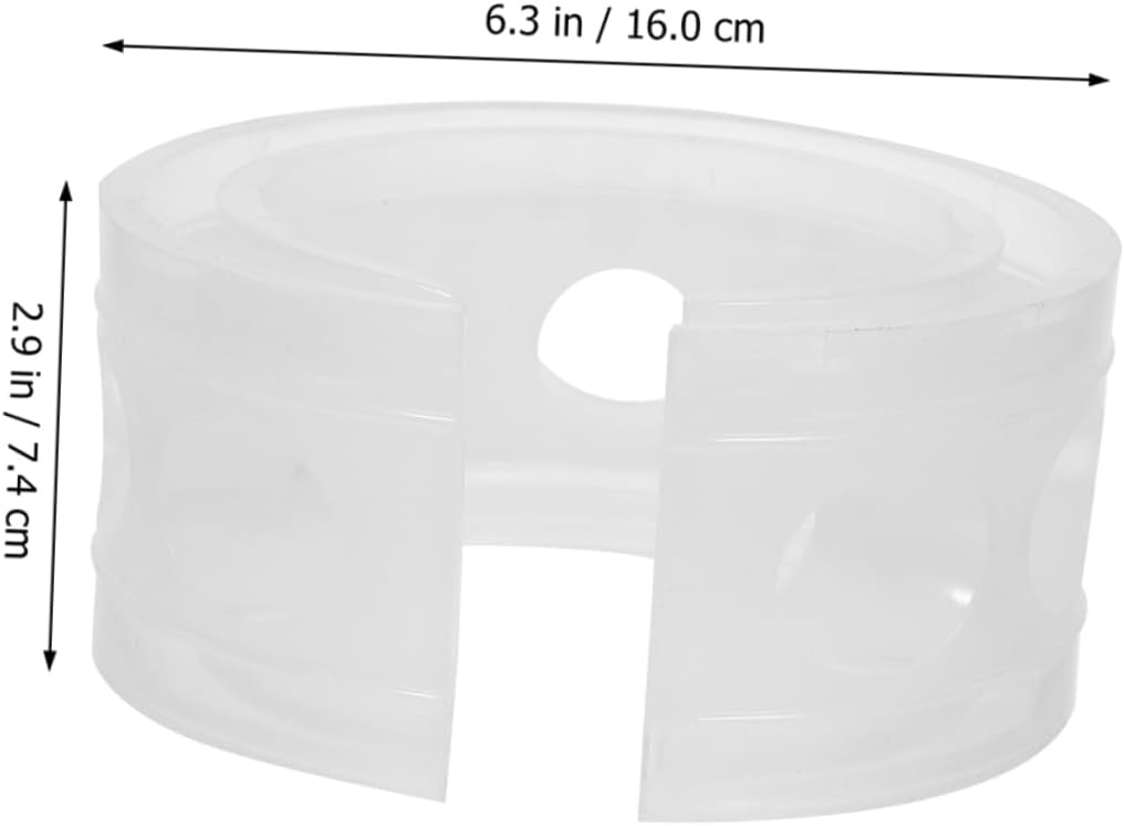 ABOOFAN 4pcs Spring Shock Absorber Glue Removal Rubbers Rear Bumper Cushion Car Suspension Absorber Car Shock Absorber Springs Protection for Rubber Transparent