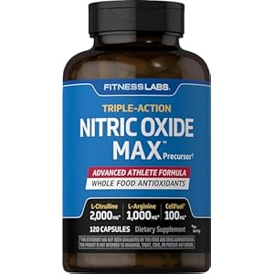 Fitness Labs Nitric Oxide Boost, with L-Arginine, ...