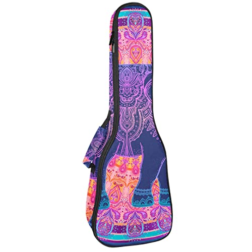 Sac de transport pour ukulélé bohème idéal pour les concerts de rue
