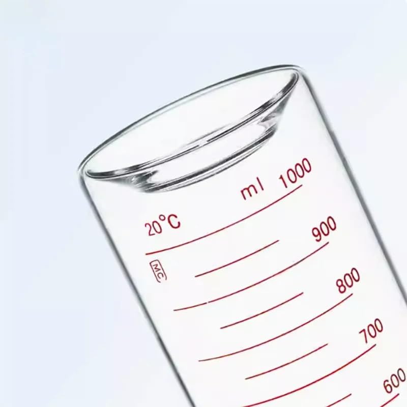 Bottiglia for estrazione da laboratorio in vetro da 1000 ml con imbuto estrattore a getto-1pz