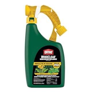 Ortho WeedClear Weed Killer for Lawns Ready-To-Spray - Won't Harm Grass (When Used as Directed), Weed Killer Spray, Kills Dandelion & Clover, Treats up to 16,000 sq. ft., 32 fl. oz.