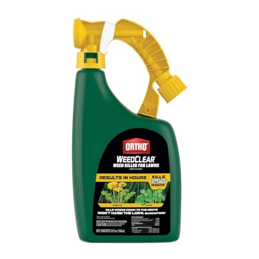 Ortho WeedClear Weed Killer for Lawns Ready-To-Spray: Treats up to 16,000 sq. ft., Won't Harm Grass (When Used as Directed), Kills Dandelion & Clover, 32 oz.