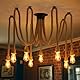 ANWIO Hanfseil Deckenlampe Pendelleuchte 8 Flammig, Spinne Kronleuchter, Hanfseil DIY Deckenleuchte Küche, Retro Hängelampe, Seil Pendellampe E27 für Speisesaal Schlafzimmer Wohnzimmer Esszimmer Hotel