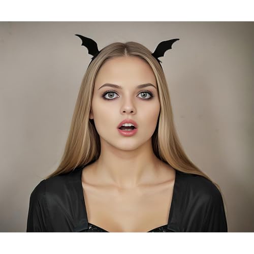 Pinzas para cabello con alas de murciélago miniatura 5