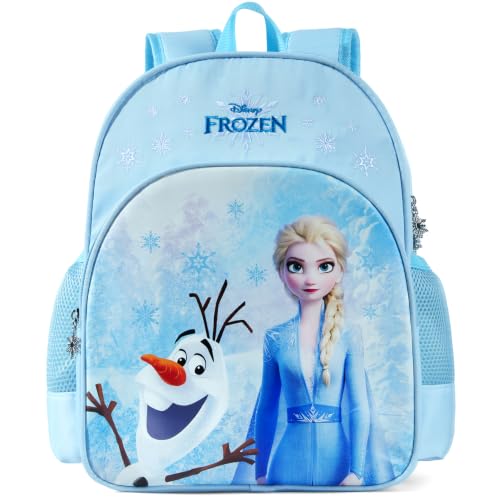 Mochila infantil Disney Frozen Princess Minnie Marvel com glitter para meninos e meninas | Mochila infantil infantil do jardim de infância, Elsa's Frozen Journey, Medium, Personagem