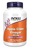 ALTA DOSIFICACIÓN: Una dosis, una cápsula, de Vinagre de Sidra de Manzana de Now Foods contiene 450 mg de vinagre de sidra de manzana en polvo que puede alimentar a su cuerpo cada día.