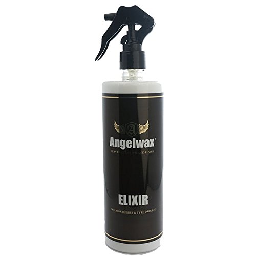 Angelwax Elixir 500 ml, Autopflege für Gummi, Vinyl, Kunststoff und Reifen, auf Wasserbasis, schafft eine wasserabweisende Barriere