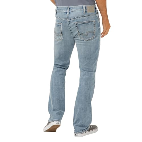 Image of Silver Jeans Co. Mens Jace Slim Fit Bootcut Jeans