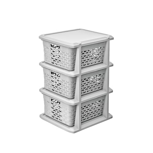 Étagère universelle BranQ design coton gris clair robuste et sans BPA - 2