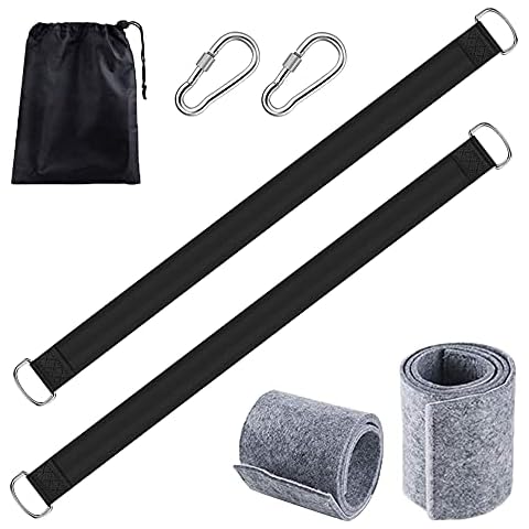 sinzau Tree Swing Straps, Swing Attachment with 2 Tree Protection Pads and 2 Carabiners, for Family, Park and Camping Cover