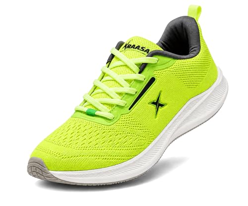 Image of Kraasa Men's Running Shoes | Breathable Mesh Upper | Lightweight Phylon Sole | Cushioned EVA Insole | Comfortable Sports & Casual Sneakers for Gym, Walking & Daily Use