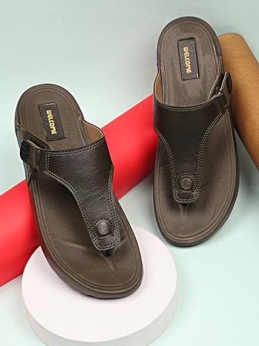 Image of URJO GLF 21 Men's Slippers /FlipFlops Lightweight Super Flexible Arch Support Durable Anti Skid & Stylish Dailywear Slippers /FlipFlops for Men
