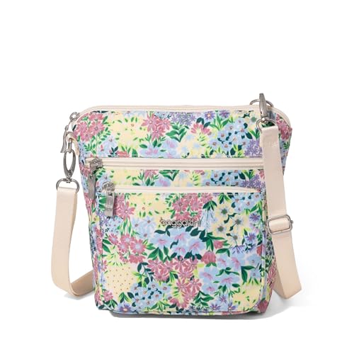 Image of Baggallini Modern Pocket Crossbody Bag for Women, 8.5 inchx8.5 inch Handbag Purse with RFID, Lightweight Water-Resistant