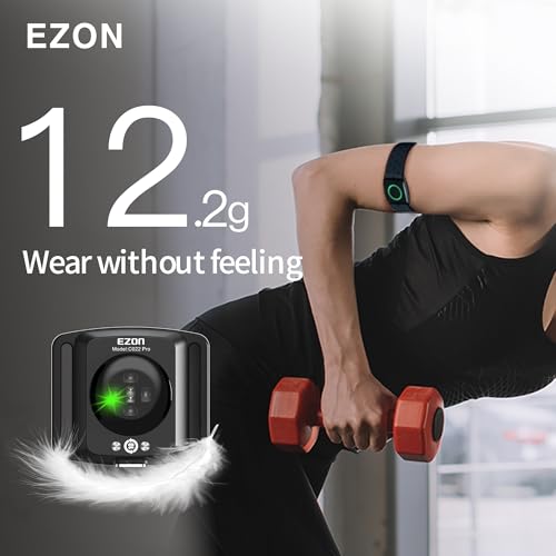 EZON Heart Rate Monitor C022Pro,Bluetooth& ANT+ Heart Rate Monitor Armband with HR Zone LED Indicator,Optical HRM Sensor for Running Cycling Gym,Compatible with Peloton/Wahoo/Polar/Strava - Thumbnail 7