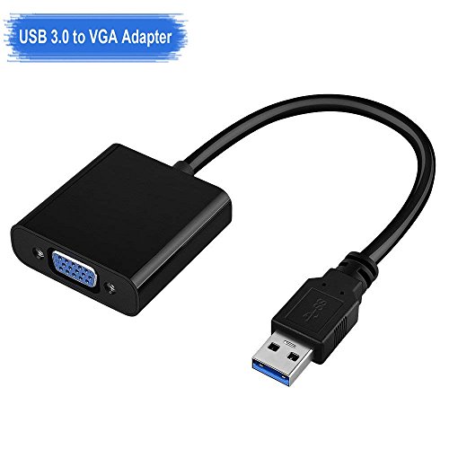 Cybbo USB to VGA Adapter, Multi-Display Video VGA Converter USB 3.0 to VGA Adapter for Windows 10/8.1/8/ 7 Built-in Driver,No Need CD Driver