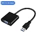 Cybbo USB to VGA Adapter, Multi-display Video VGA Converter USB 3.0 to VGA Adapter for Windows 10/ 8.1/ 8/ 7 Built-in Driver,No Need CD Driver