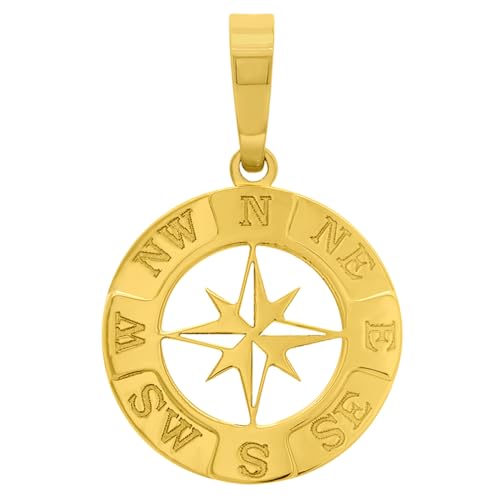 Eight-Point Star Compass Pendant