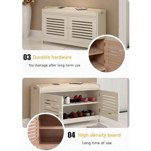 Armoire d'entrée étroite pour en finir avec les chaussures qui traînent au sol