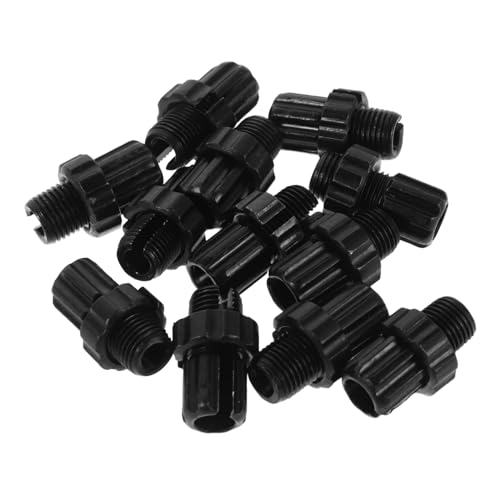 LIFKOME 12個 アルミ合製軽量ブレーキケーブルアジャスターねじ 自転車マウンテンロード用微ブレーキレバー締付ファスナー