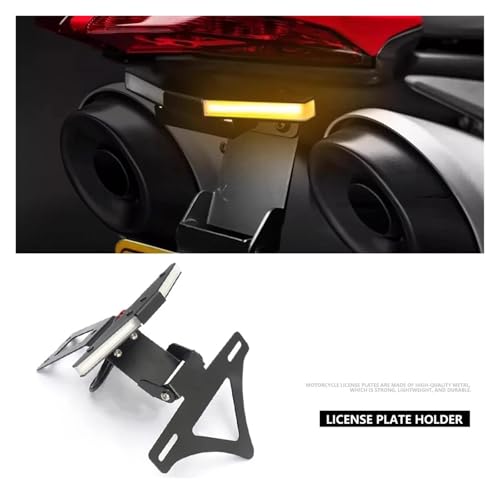 Support de plaque d'immatriculation moto Ducati arrière éliminateur de garde-boue robuste