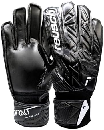 Reusch Attrakt Junior Soccer Goalkeeper Gloves, Breathable Durabl...