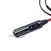 Carviya Cigarette Lighter Male Plug Adapter Inverter Cable Power Supply Cord 12V/24V 3FT 16AWG with LED Light For Car Inverter,Air Pump, Electric Cup DIY
