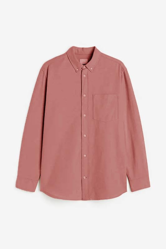 Image of BE ACTIVE Men's Oxford Cotton Lycra Casual Shirt || Men Stylish Shirt || Full Sleeves || Simple Shirt for Men || Timeless Style & Comfort