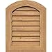 Ekena Millwork GVWAR18X3002SDUWR GVWHP18X1401SFPPI, 23"W x 37"H (Rough Opening: 18"W x 32"H), Western Red Cedar, Primed