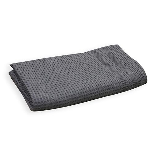 Image of Bath Towel, Cotton Waffle Weave,28X55 inches Bath Towel for Highly Absorbent, Quick Dry and Durable and Softer Touch for Both Men and Women - Pack of 1 (Grey)